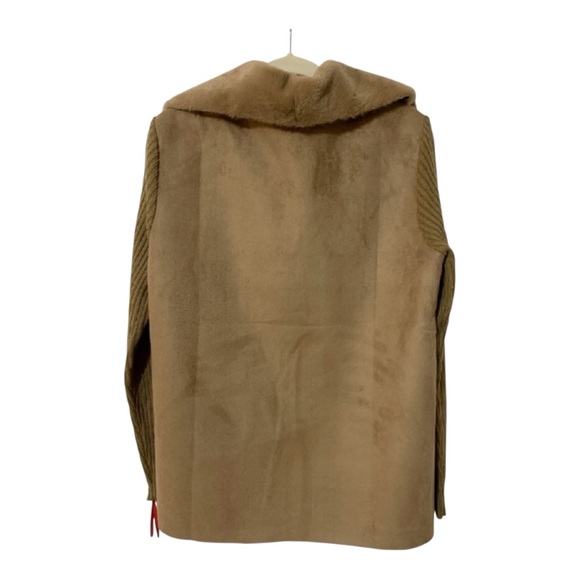 NWT Faux Suede & Fur Jacket by Ruby Rd, Tan, Size Medium, Very soft - Picture 2 of 6